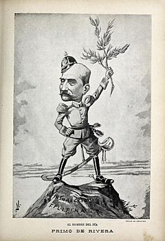 Archivo:1897-11-27, Blanco y Negro, El hombre del día, Primo de Rivera, Mecachis