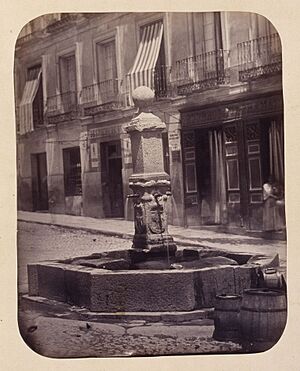 Archivo:Alfonso Begué-Fuente calle Santa Isabel-1864