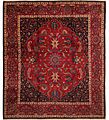 Antique Persian Mashad rug