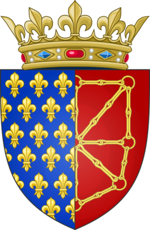 Archivo:Arms of the Kingdom of France & Navarre (Ancien)