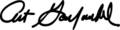 Art Garfunkel signature