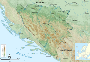 Archivo:BosniaMapaTopográficoConCiudades