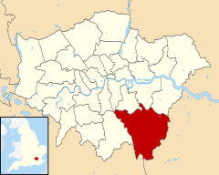 Bromley UK locator map.svg