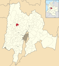 Nocaima ubicada en Cundinamarca