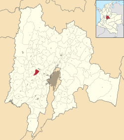 Zipacón ubicada en Cundinamarca