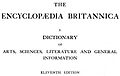 Encyclopaedia Britannica 1911