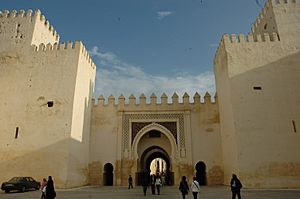 Archivo:Fes - Palau Reial - Bab El Seba des N