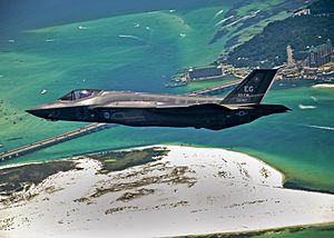 Archivo:First F-35 headed for USAF service