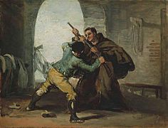 Francisco de Goya - Friar Pedro Wrests the Gun from El Maragato