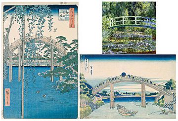 Archivo:Hiroshige Hokusai Monet