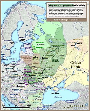 Archivo:Kingdom of Galicia Volhynia Rus' Ukraine 1245 1349