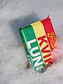 Kvikk Lunsj i snøen