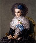 La marquesa viuda de Villafranca por Francisco de Goya