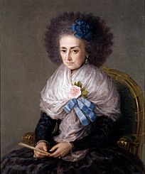 Archivo:La marquesa viuda de Villafranca por Francisco de Goya