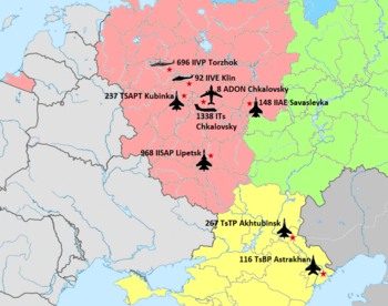 Archivo:Map Military Russia VVS Central Subordinated Units 2017