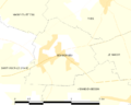 Map commune FR insee code 14676