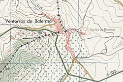 Archivo:Mapa de Ventorros de Balerma, entre Granada y Córdoba (España)