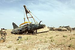 Archivo:Mirage 2000D accidenté en Afghanistan (2)