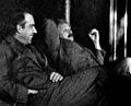 Niels Bohr Albert Einstein4 by Ehrenfest cr