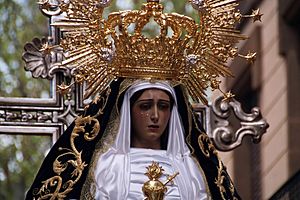 Archivo:Ntra. Sra. de los Dolores de Mataró (viernes de Dolores)