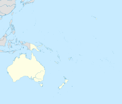 Christchurch ubicada en Oceanía