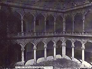 Archivo:Oriola, claustre del Col·legi de Sant Doménec (santo Domingo). 1870, J. Laurent