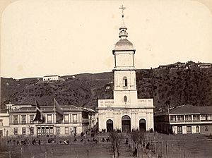 Archivo:Plaza de la Victoria,Valparaiso 1865