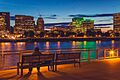 Portland Riverbank Skyline at Night (17872048486)