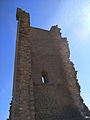 Santacara - Vista dorsal de la torre del castillo