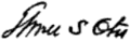 Signature of Elwell Stephen Otis