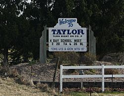 Taylor Wisconsin Sign WIS95.jpg