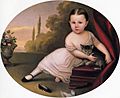 Young Girl with Cat 1867