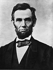 Archivo:Abraham Lincoln head on shoulders photo portrait