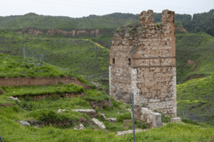 Archivo:Alcalá la Vieja (RPS 21-04-2018) torre albarrana