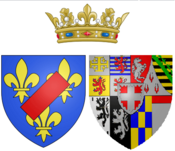 Arms of Maria Luisa of Savoy as Princess of Lamballe.png