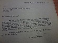 Carta exilio republicano español en México (fondo documental Alfonso Reyes Archivo Histórico El Colegio de México) 01.jpg