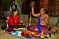 Chöd practitioners at Boudhanath stupa