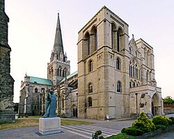 Chichester Cathedral, south-west aspect.jpg