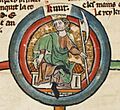 Cnut the Great - MS Royal 14 B VI