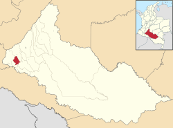 Albania ubicada en Caquetá