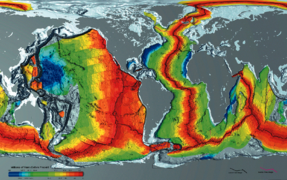 Earth seafloor crust age 1996