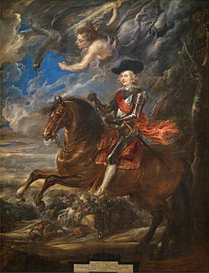Archivo:El cardenal-infante Fernando de Austria, en la batalla de Nördlingen