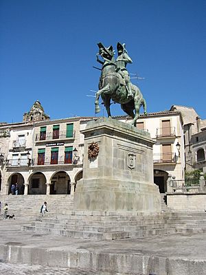Archivo:Estatua de Francisco Pizarro en Trujillo