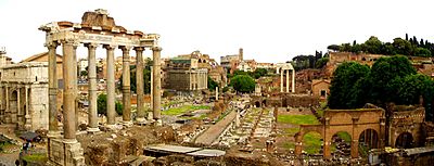 Archivo:Forum Romanum panorama 2