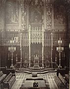 House of Lords, throne