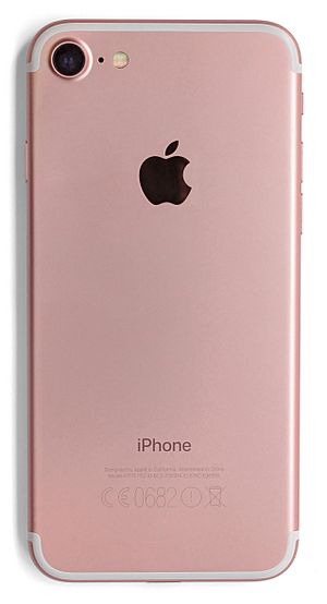 Archivo:IPhone 7 - A1778 Rose Gold - Back (retouch) (white BG shadow)