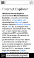 Internet Explorer WP