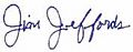 Jim Jeffords signature 2000