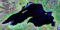 Archivo:Lake Superior NASA