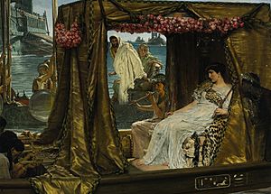 Archivo:Lawrence Alma-Tadema- Anthony and Cleopatra